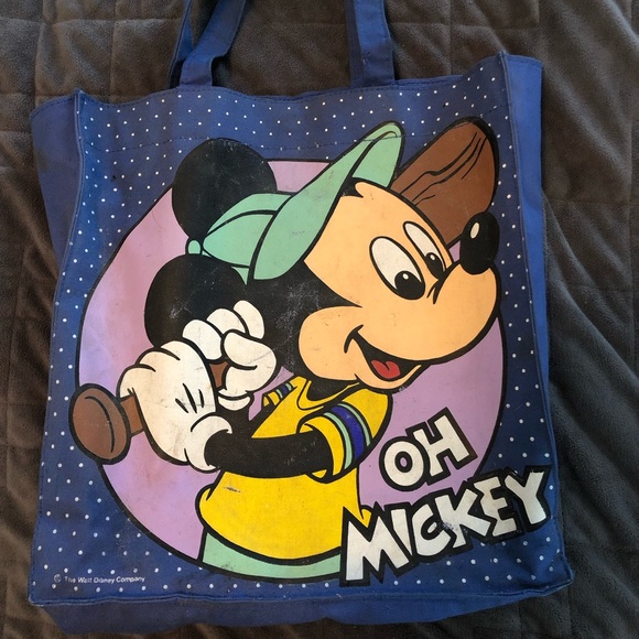 VINTAGE OH MICKEY TOTE BAG
